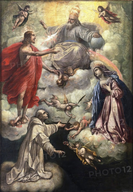 Vision of St Bruno, late 16th-early 17th century.  Creator: Rutilio di Lorenzo Manetti.