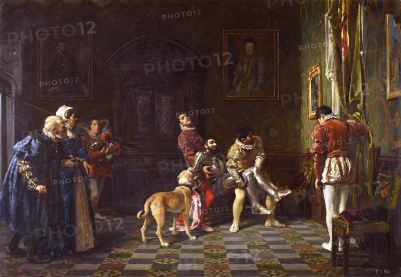 Return from the Tournament, 1881. Creator: Salvador Martínez Cubells.