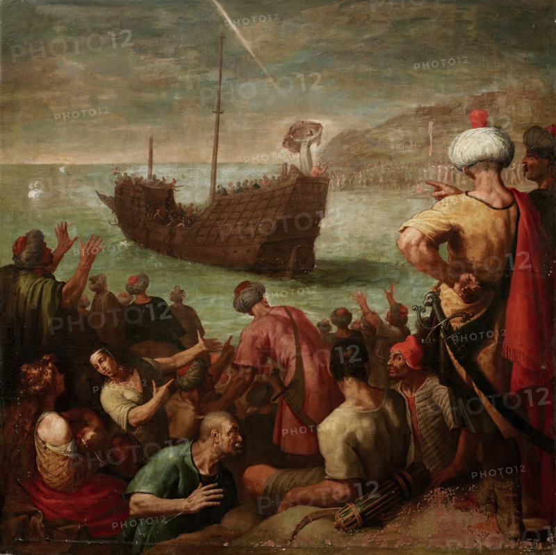 Miraculous return of Saint John of Matha, 1634. Creator: Vicencio Carducho.