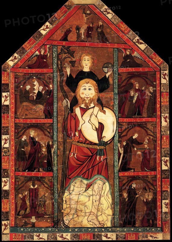 Retable of St Christopher, 14th century. Creator: Unknown.