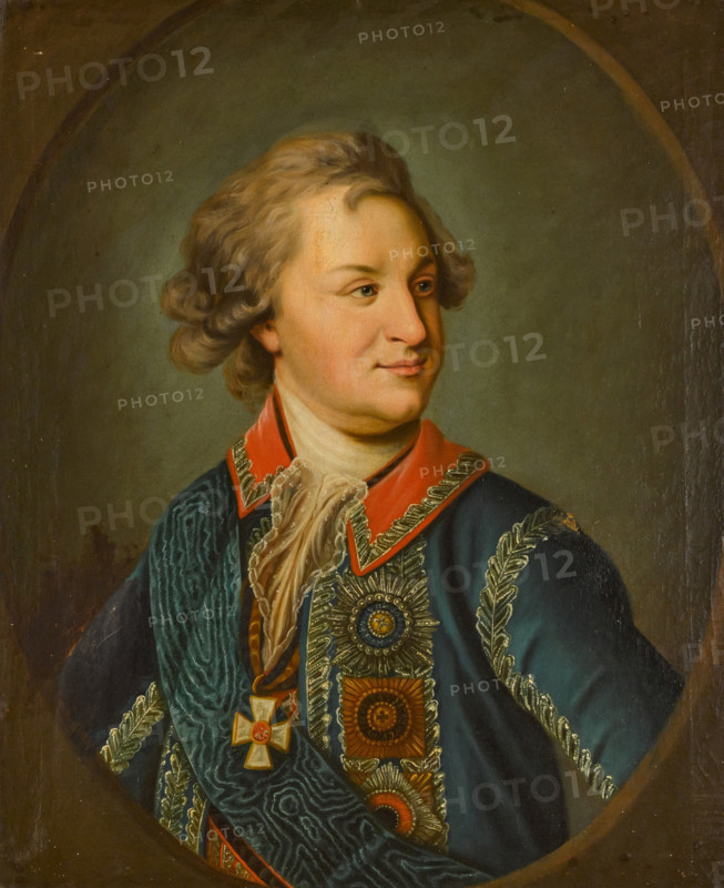 Portrait of Prince Grigory Alexandrovich Potyomkin (1739-1791). Creator: Unknown.
