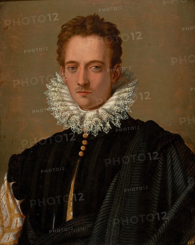 Portrait of a Florentine Nobleman (Piero de Medici?). Creator: Alessandro Allori.