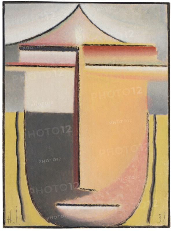 Nordic (Large Abstract Head), 1931. Creator: Alexei Jawlensky.