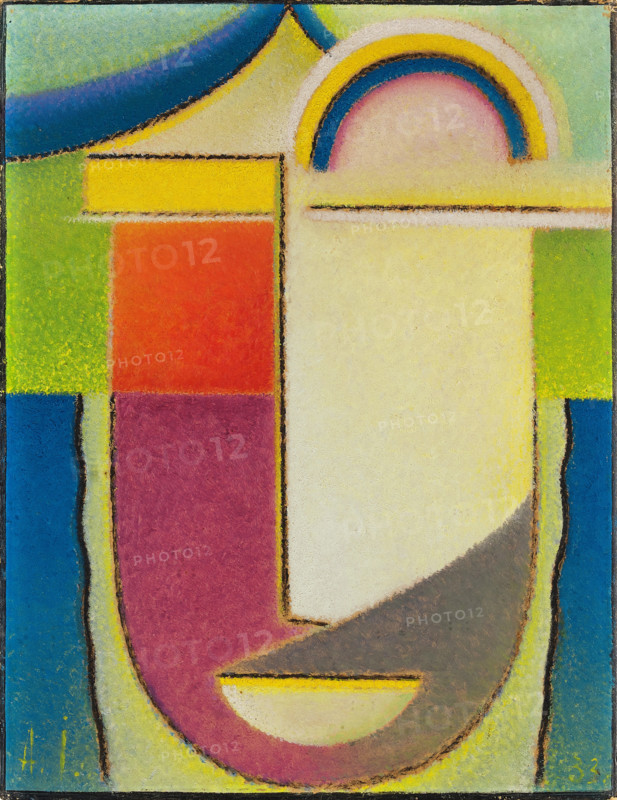 Abstract Head: Easter, 1933. Creator: Alexei Jawlensky.