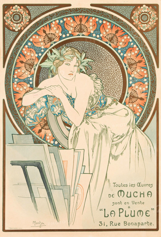 Toutes les Oeuvres de Mucha, 1898. Creator: Alphonse Mucha.