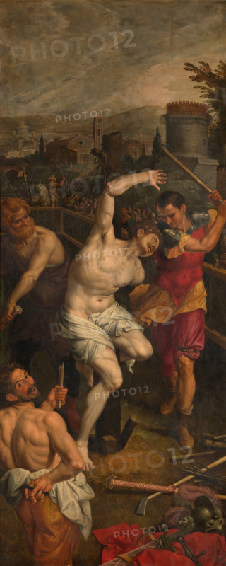 The Martyrdom of Saint Sebastian, c1575. Creator: Ambrosius Francken I.