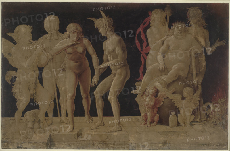 Allegory of Vice and Virtue, c1490-1506. Creator: Andrea Mantegna.