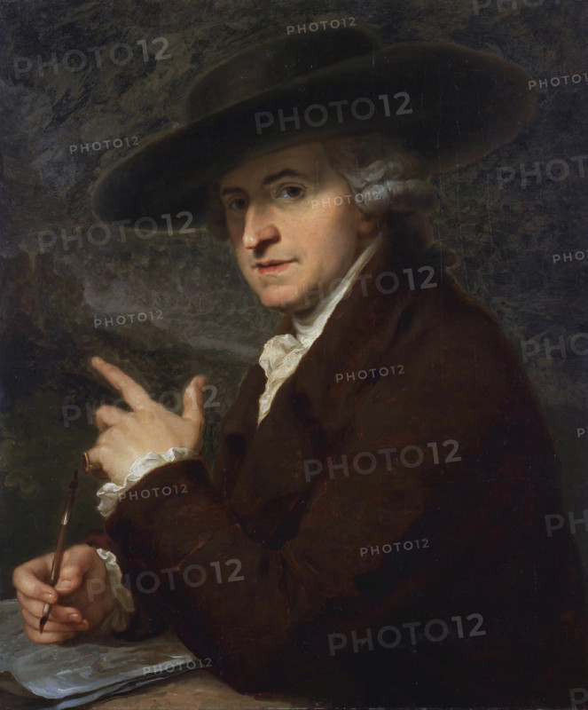 Portrait of Antonio Pietro Francesco Zucchi (1726-1795), 1781. Creator: Angelika Kauffmann.