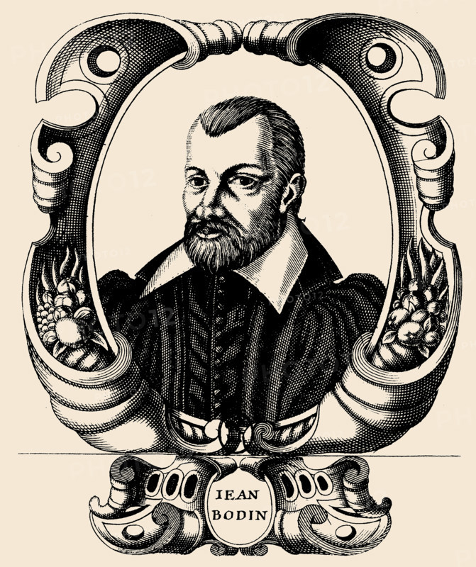 Portrait of Jean Bodin (1530-1596). Creator: Anon.