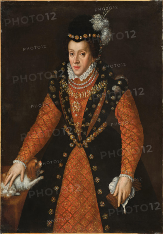 Portrait of Archduchess Barbara of Austria, Duchess of Ferrara (1539-1572). Creator: Anon.