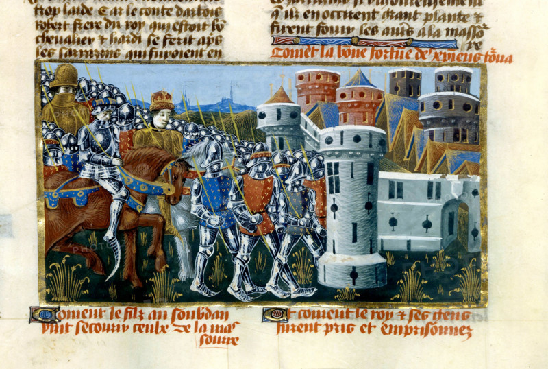 Arrest of Louis IX. From "Grandes Chroniques de France", Second Half of the 15th cen. Creator: Anon.