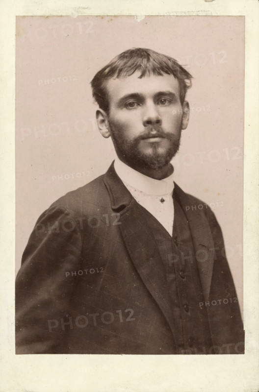 Gustav Klimt, 1887. Creator: Anon.