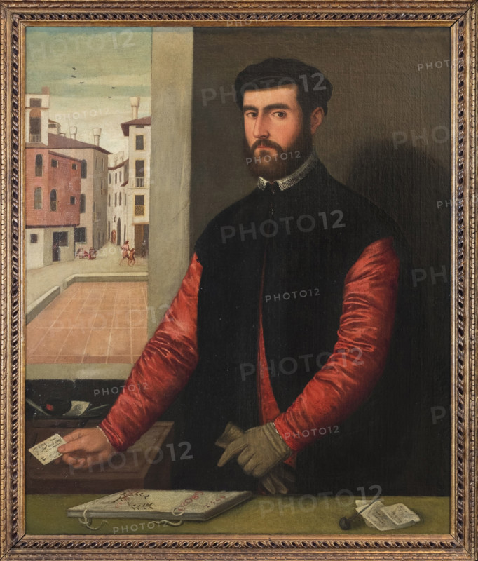 Self-Portrait, 1552. Creator: Antonio Badile IV.