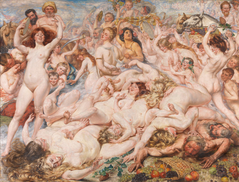 Return from the Vintage, 1903-1904. Creator: Auguste Leveque.