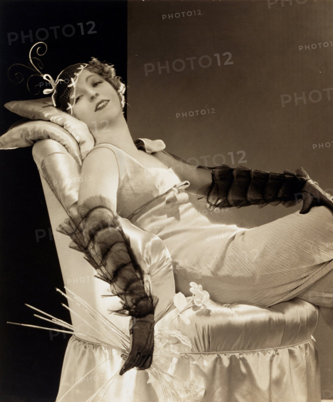 Woman in black gloves, c1926. Creator: Baron Adolf Edward Sigismond de Meyer.