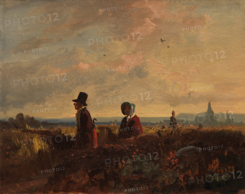 Outside the city, c1837-1840. Creator: Carl Spitzweg.