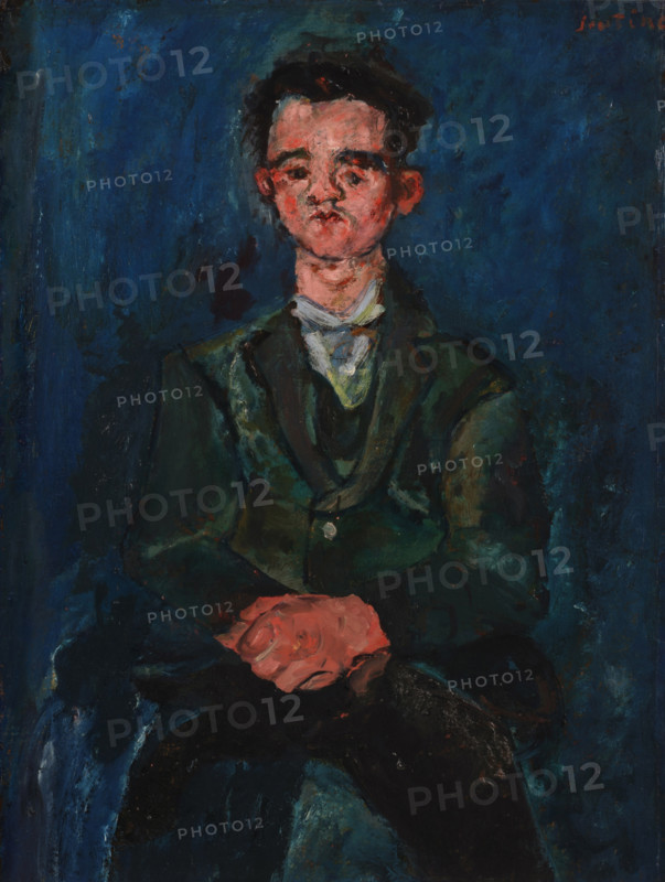 Portrait du garçon en bleu, c1928. Creator: Chaim Soutine.