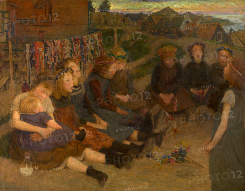 The game of the crowns, 1895. Creator: Charles Mertens.