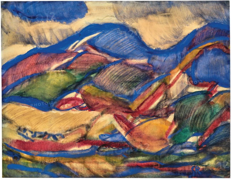 Sauerland near Willingen, 1913. Creator: Christian Rohlfs.