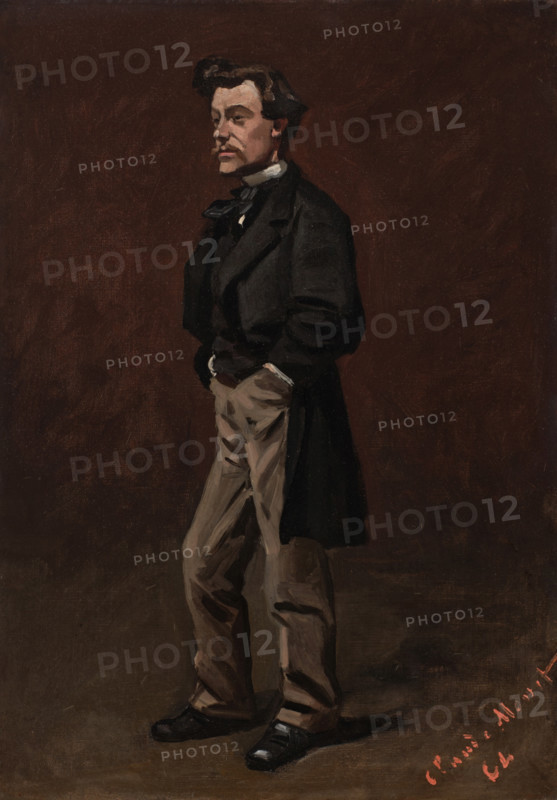 Portrait of a standing man, 1864. Creator: Claude Monet.