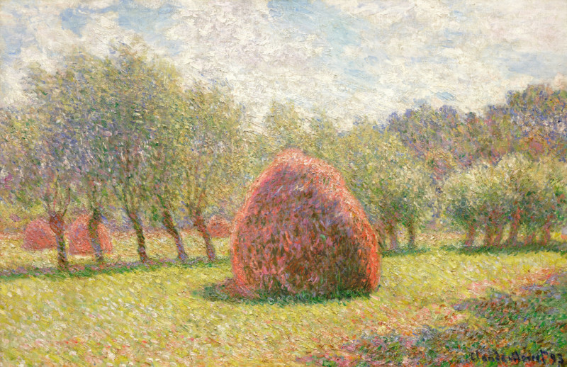 Meules à Giverny, 1893. Creator: Claude Monet.