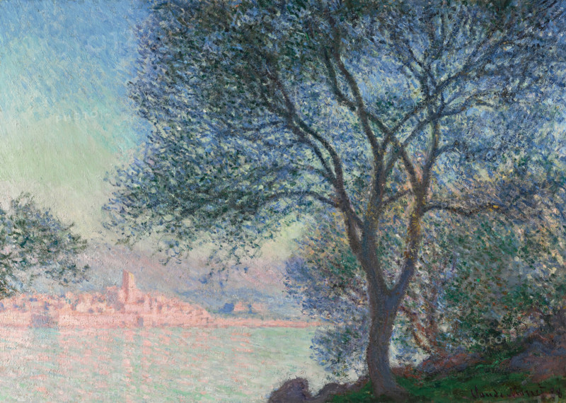 Antibes vue de la Salis (Antibes Seen from La Salis), 1888. Creator: Claude Monet.