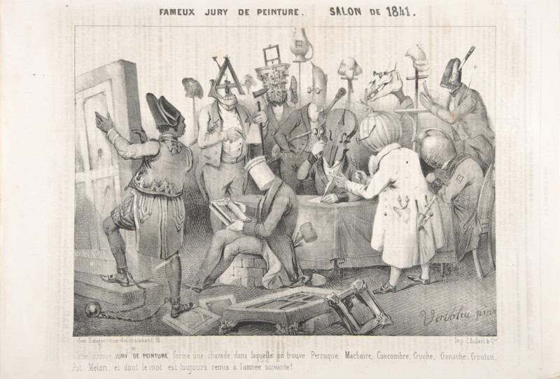 Fameux Jury de Peinture - Salon de 1841 Creator: Clément Pruche.