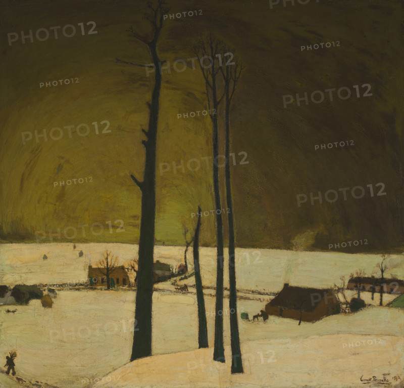 Winter landscape, 1912. Creator: Constant Permeke.
