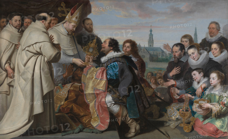 The Restitution of the Church Treasures to Saint Norbert after the Defeat of the Heretic... 1630. Creator: Cornelis de Vos.