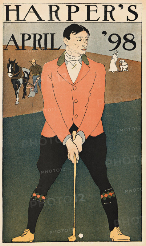 Harper's April, 1898. Creator: Edward Penfield.