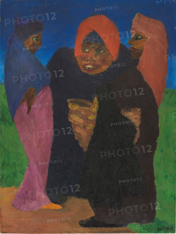 Three women, 1915. Creator: Emil Nolde.
