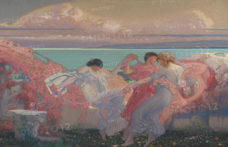 The round dance, 1912. Creator: Emile Vloors.
