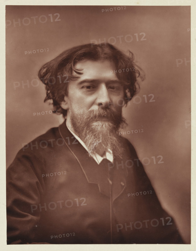 Portrait of the author Alphonse Daudet (1840-1897), c1880-1885. Creator: Etienne Carjat.