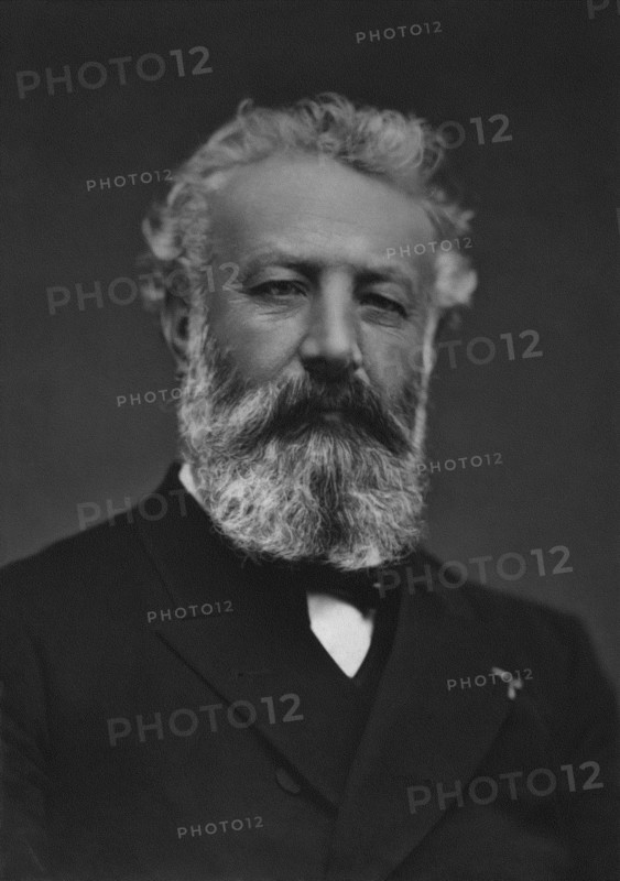 Portrait of Jules Verne (1828-1905), 1884. Creator: Etienne Carjat.