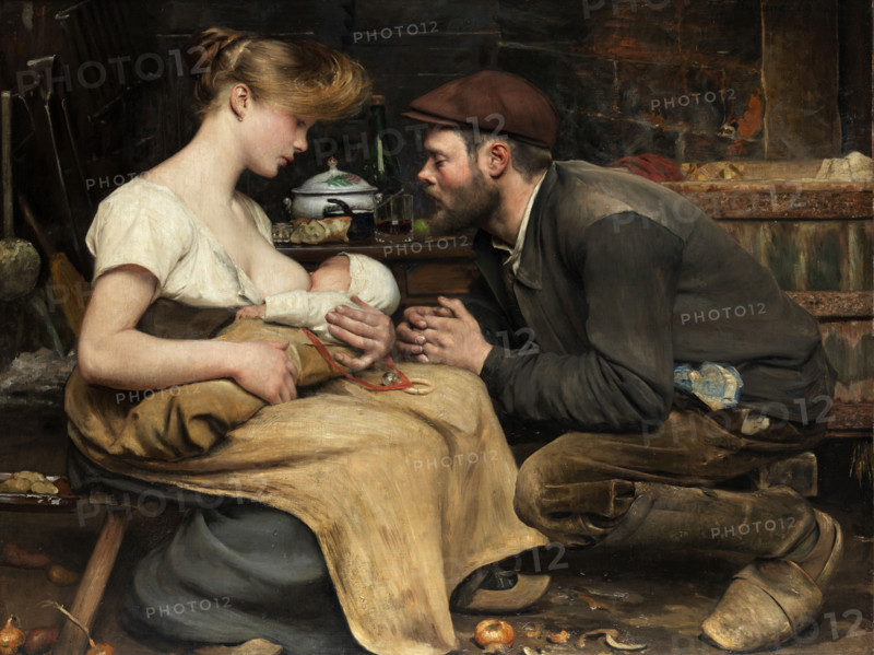 Bonheur des parents (Parental Bliss), 1903. Creator: Eugène Buland.