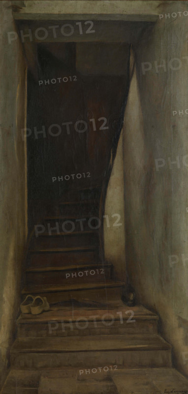 The Staircase, 1896. Creator: Eugene Laermans.