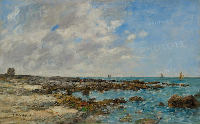 Le CroisicBord de mer, 1897. Creator: Eugene Louis Boudin.