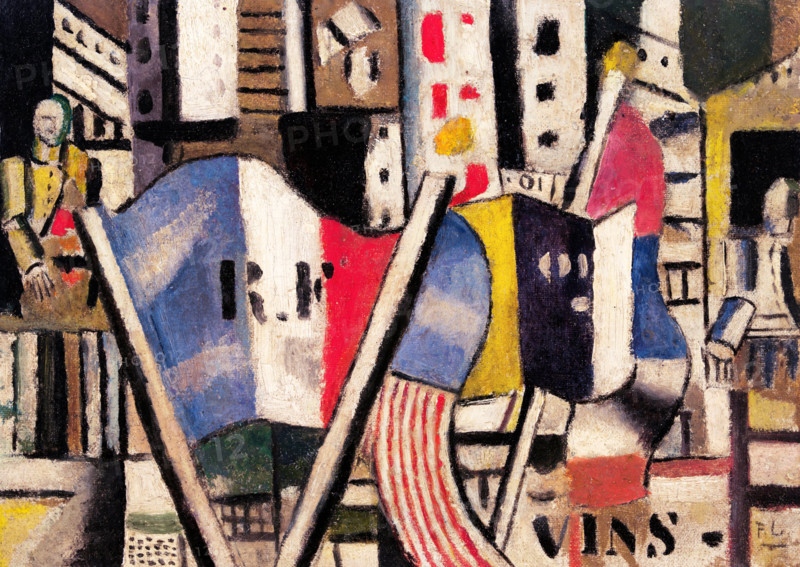 July 14, 1918 in Vernon Creator: Fernand Leger.