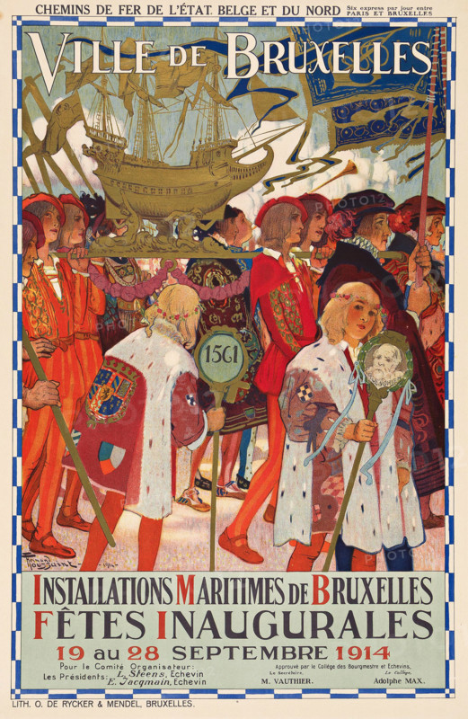 Ville de Bruxelles - Fêtes Inaugurales, 1914. Creator: Fernand Toussaint.