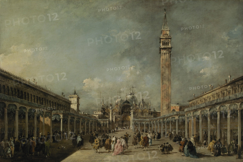 The Feast of Ascension in the Piazza San Marco, c1775. Creator: Francesco Guardi.