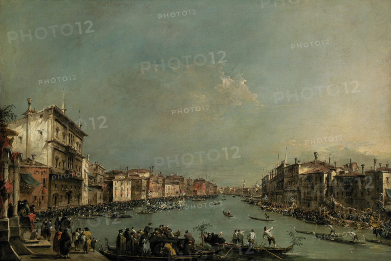 A Regatta on the Grand Canal, c1775. Creator: Francesco Guardi.