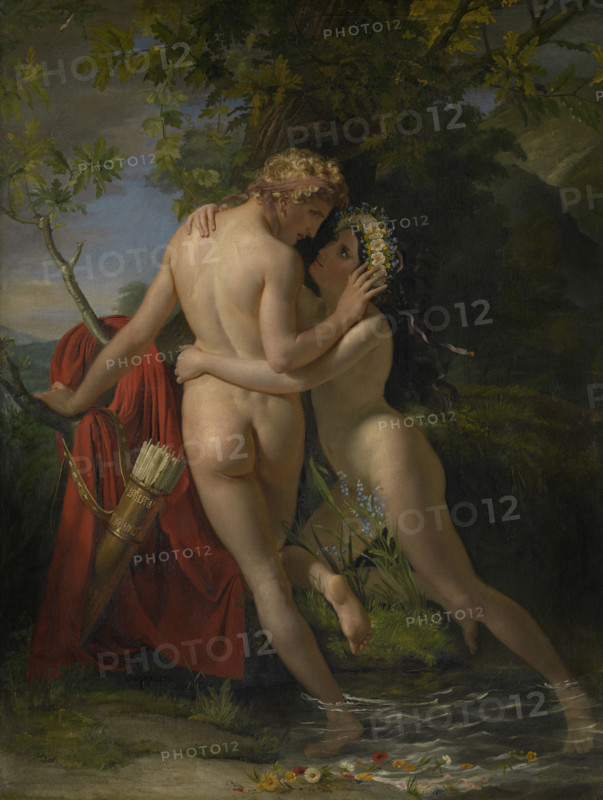 The Nymph Salmacis and Hermaphroditus, 1829. Creator: Francois-Joseph Navez.