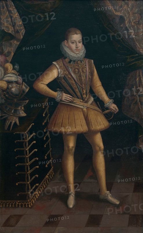 Portrait of Philip III (1578-1621), King of Spain and Portugal. Creator: Frans Francken I.