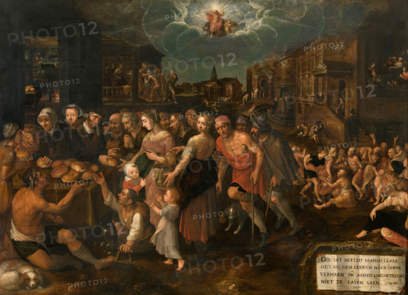 The Seven Works of Mercy, 1608. Creator: Frans Francken II.