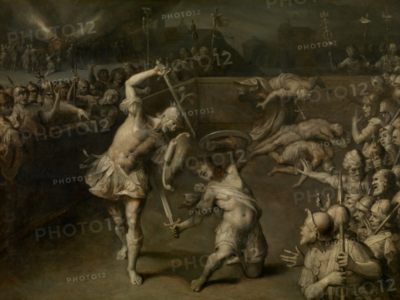 Eteocles and Polynices. Creator: Frans Francken II.