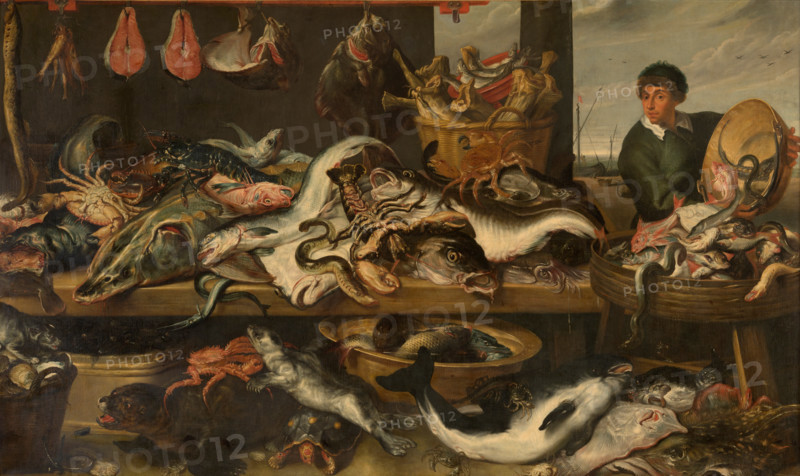 Fishmarket at the harbour. Creator: Frans Snyders.