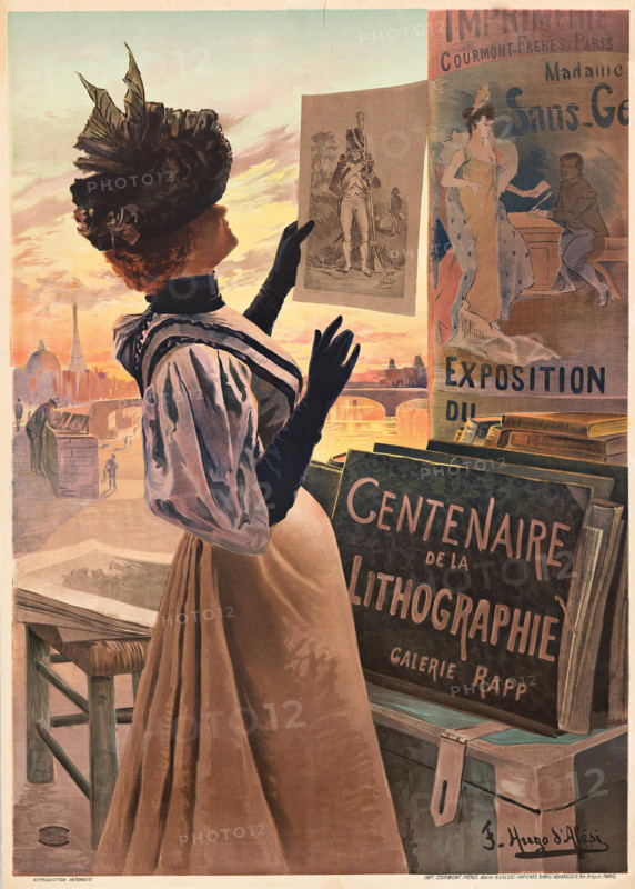 Centenaire de la Lithographie - Galerie Rapp, 1897. Creator: Frederic Hugo d' Alesi.
