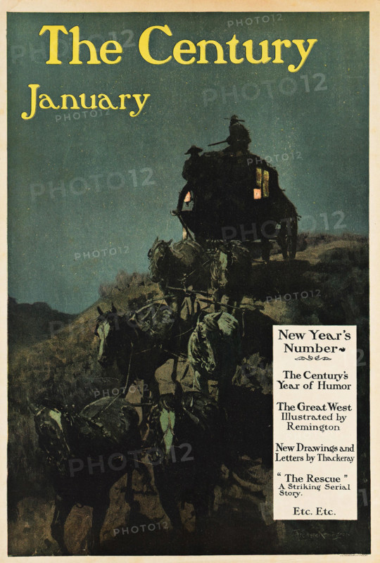 The Century, January - New Year's Number, 1902. Creator: Frederic Remington.