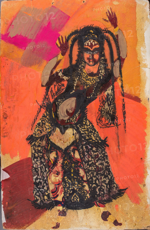 Polovtsian Maiden. Costume design for the opera Prince Igor by A. Borodin, 1934. Creator: Fyodor Fyodorovsky.