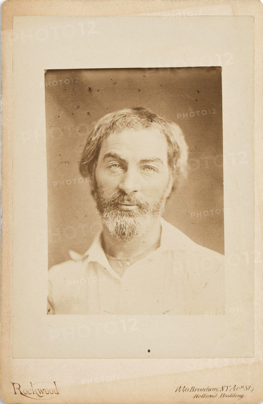 Portrait of Walt Whitman (1819-1892), c1854. Creator: George Gardner Rockwood.